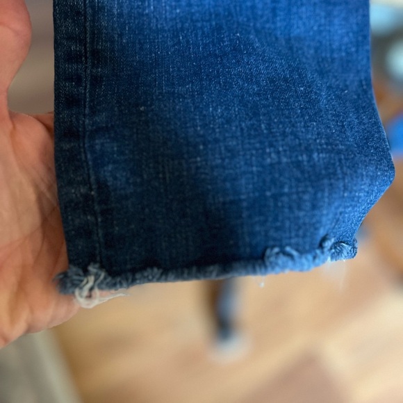 Lucky Brand Bridgette skinny jeans size 6 frayed bottoms - Picture 8 of 11